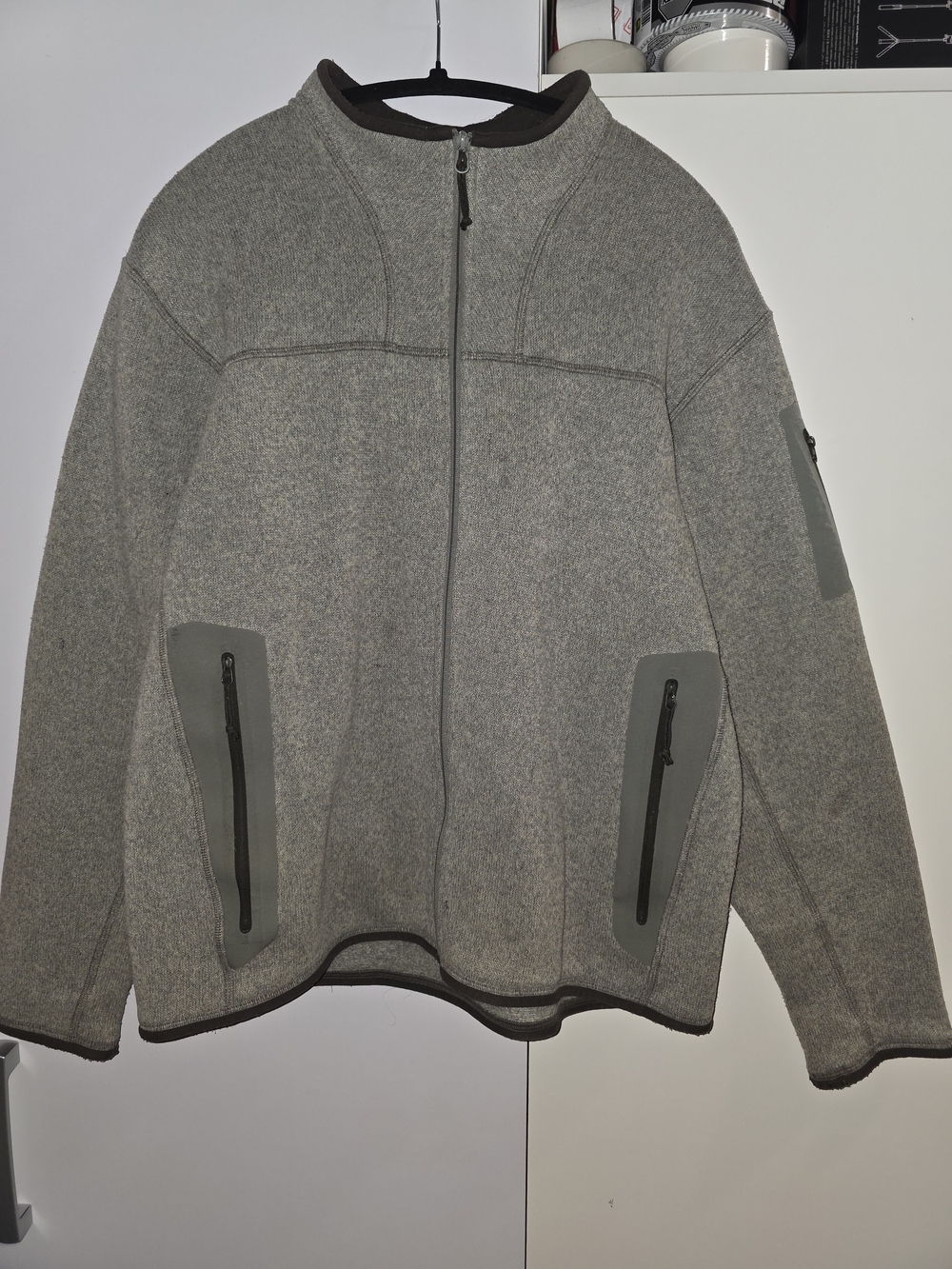 Acrteryx Men's Grey Full-Zip Fleece Jacket